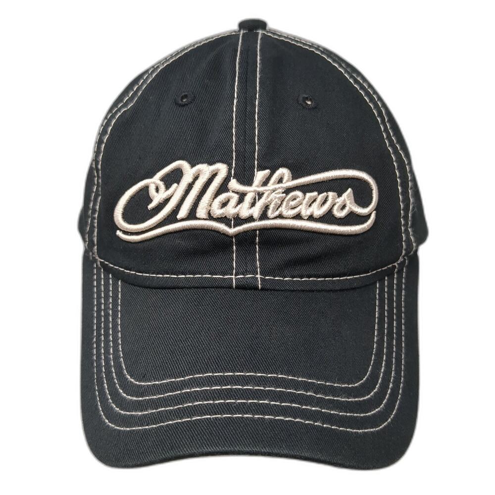 Mathews Advantage Archery Strapback Hat Black One Size Embroidered